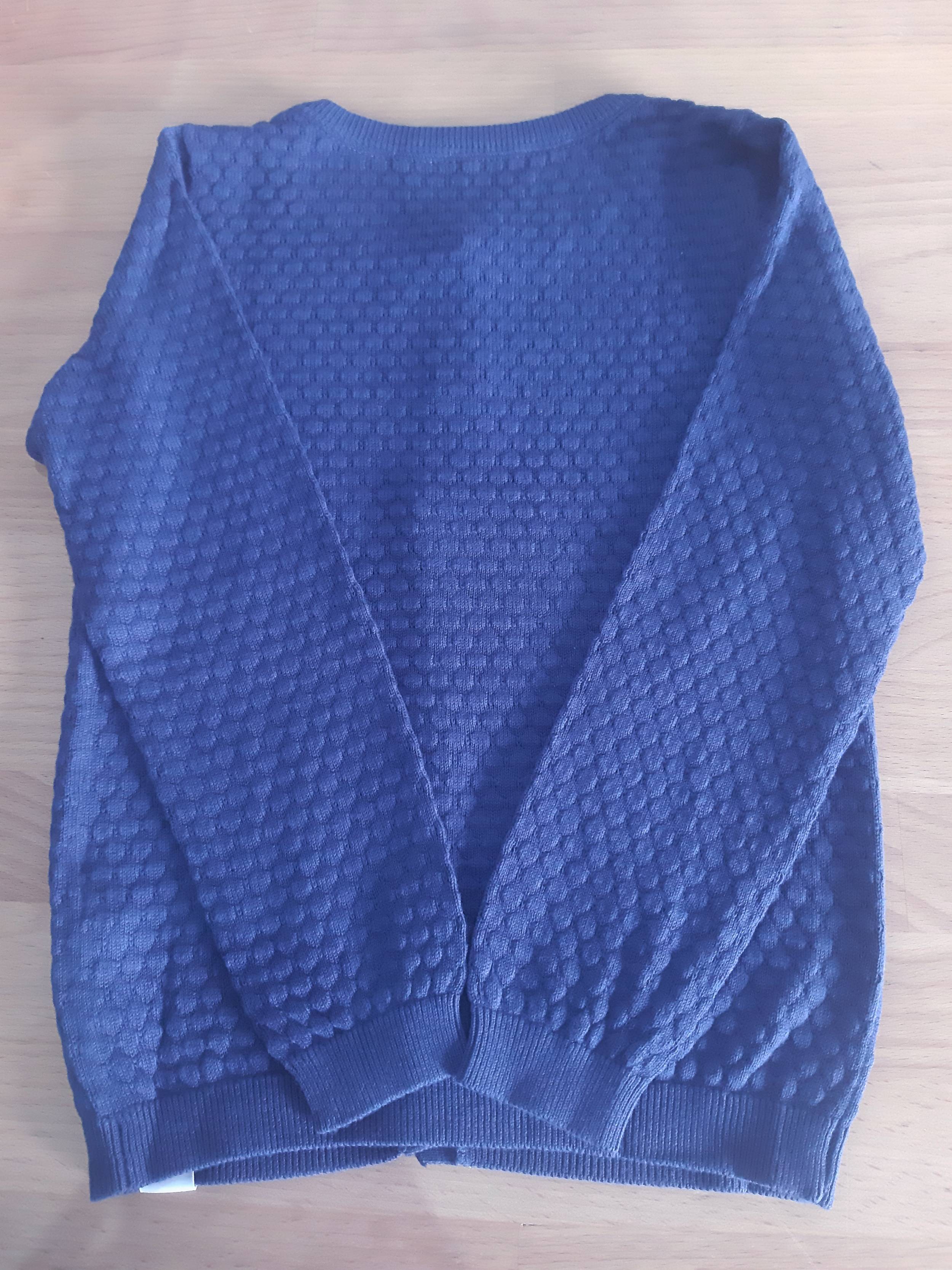 Children's vest with beautiful embroidery, blue 