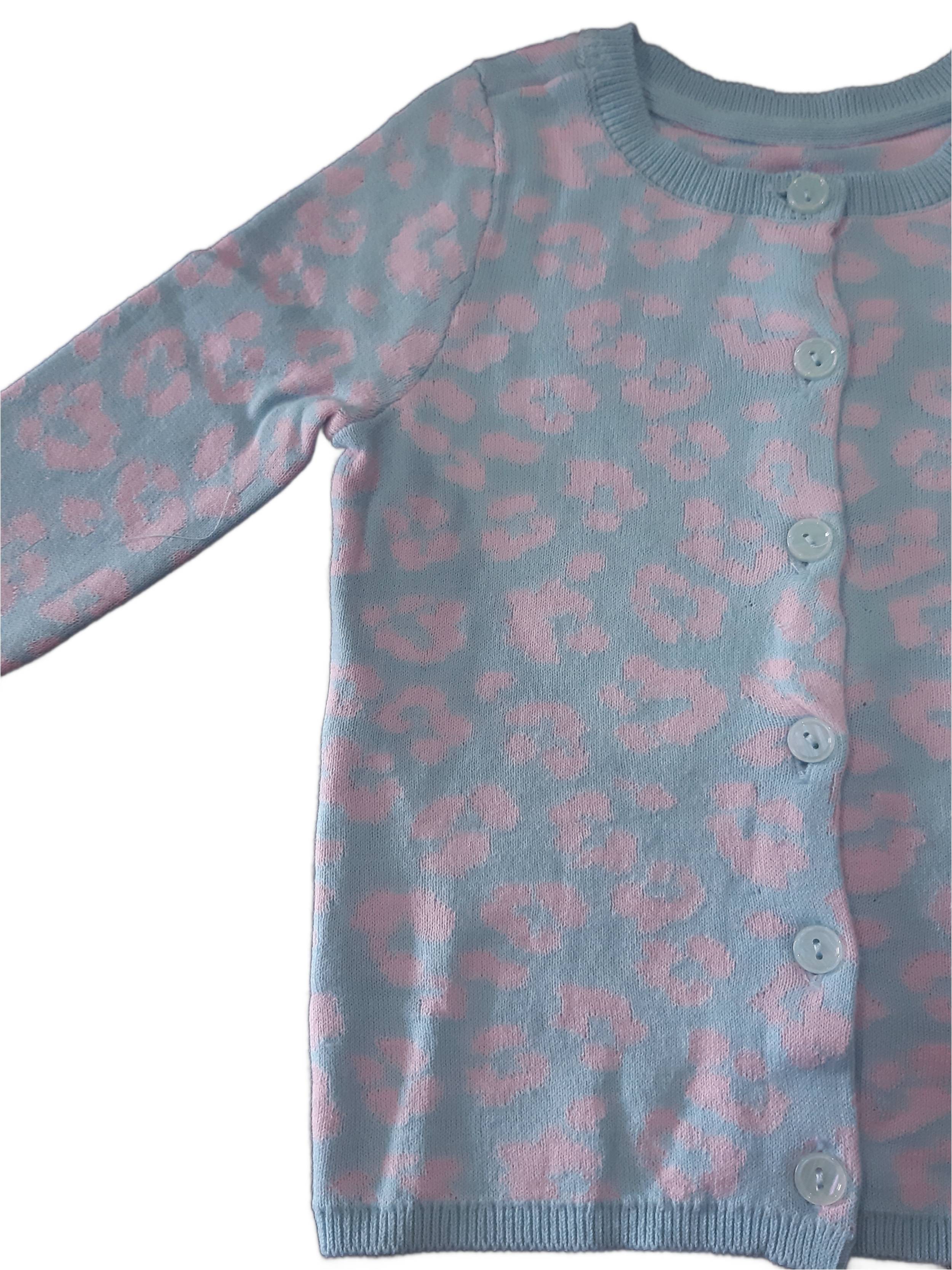 Children's vest with beautiful embroidery, blue 