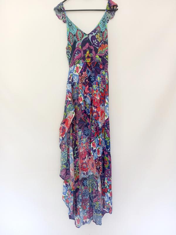 Desigual Women's long dress with floral print