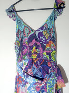 Desigual Women's long dress with floral print