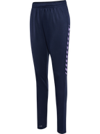 Women's leggings with laces Hummel Action Training Pants, navy blue