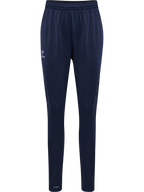 Women's leggings with laces Hummel Action Training Pants, navy blue