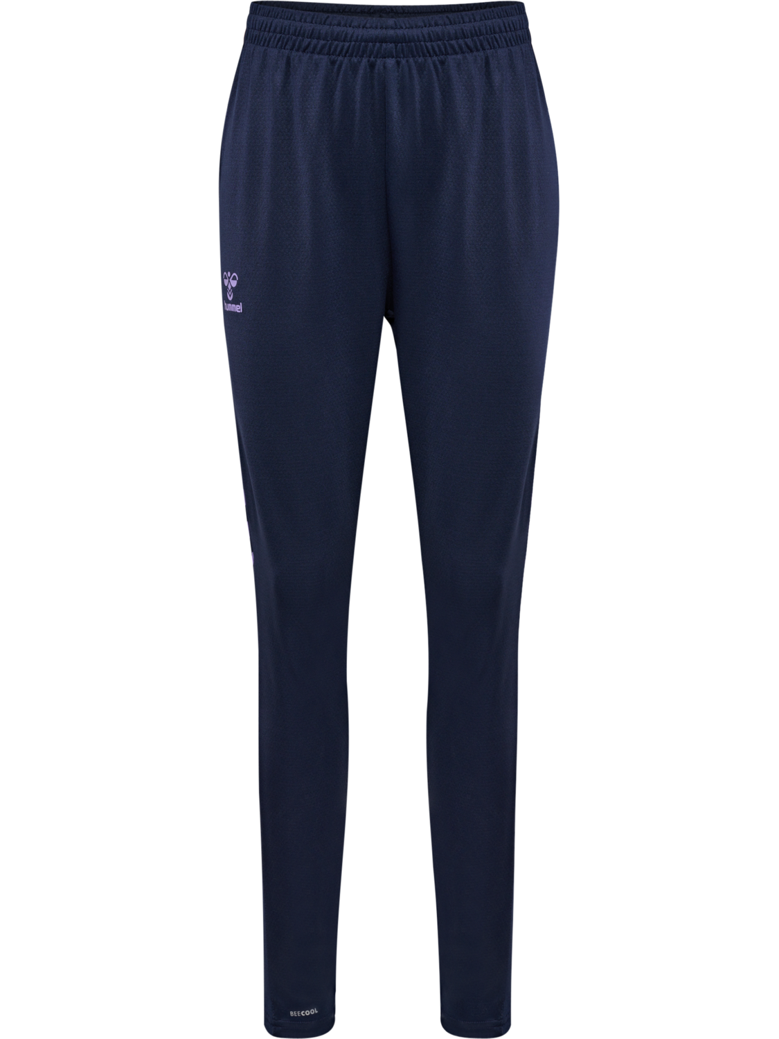 Women's leggings with laces Hummel Action Training Pants, navy blue