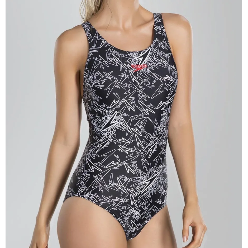 Speedo Boom Allover Muscleback Women's One-Piece Swimsuit