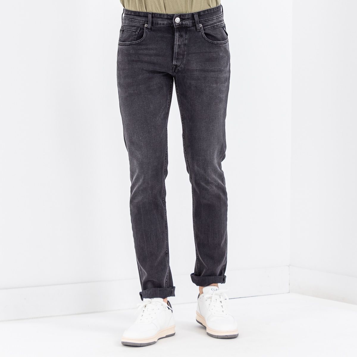 Men's classic Replay Grover jeans, black