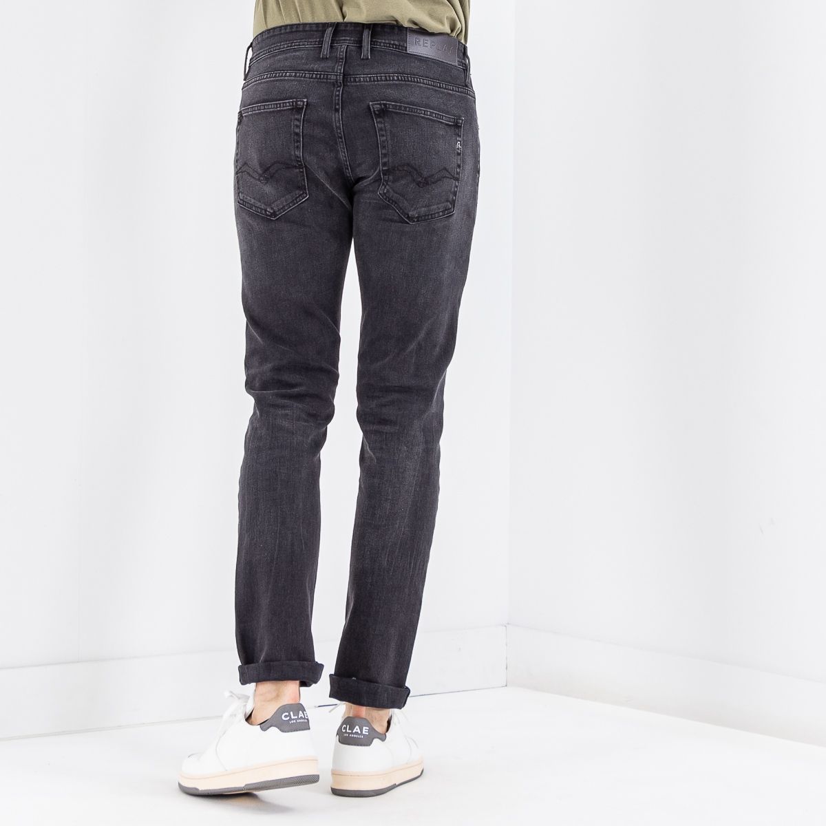 Men's classic Replay Grover jeans, black