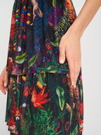 Desigual Women's knitted skirt, floral print