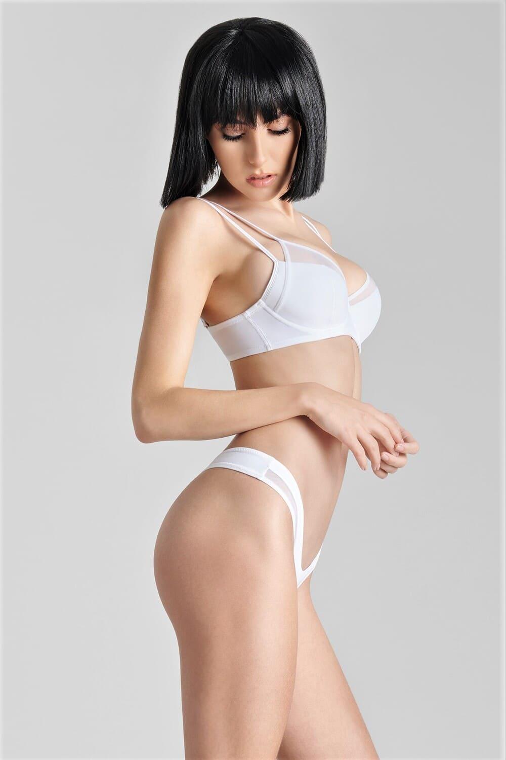 Дамски сутиен с банели и двойни презрамки Maison Close
