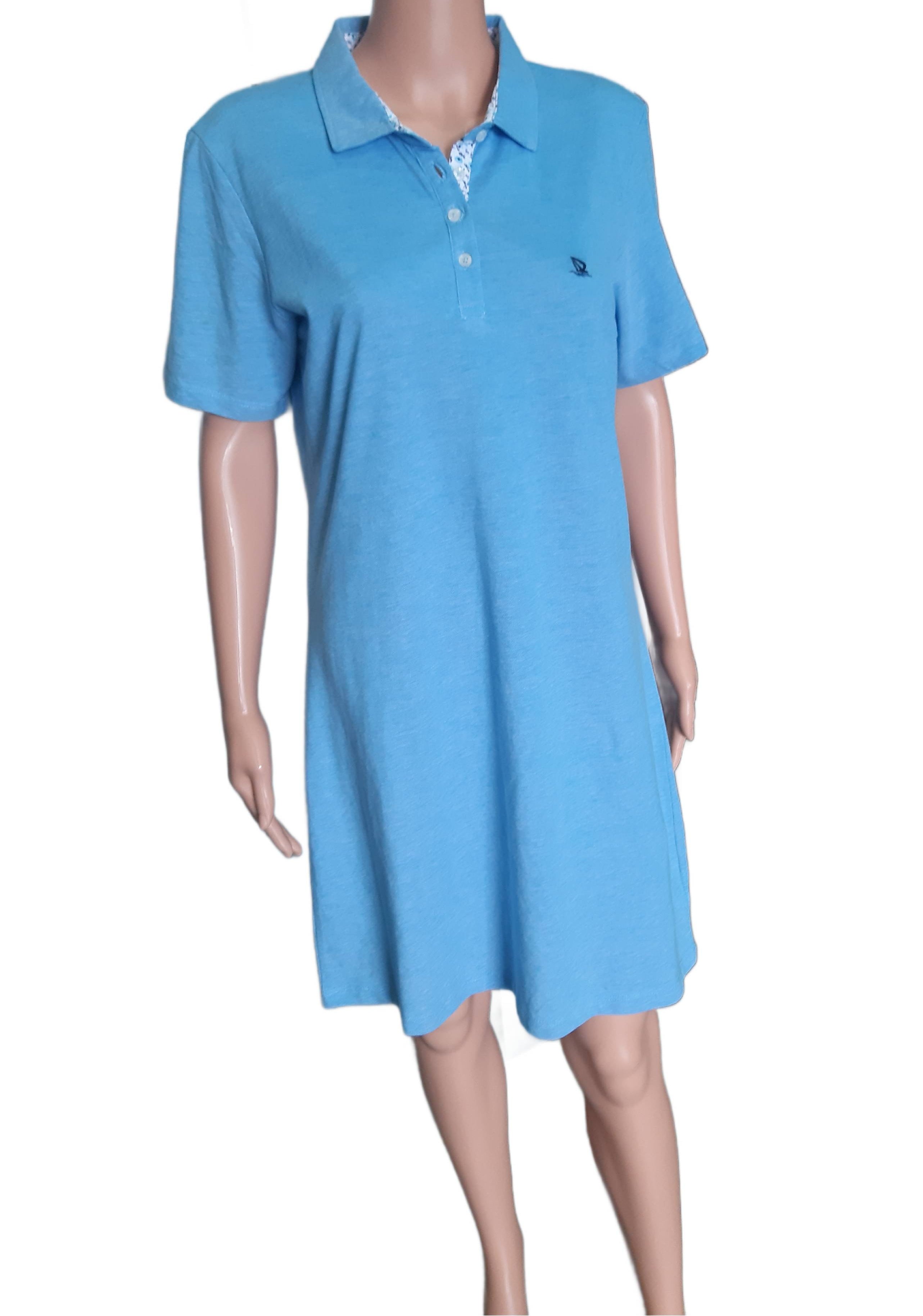 Women's sports cotton dress Giorgio Di Mare, blue