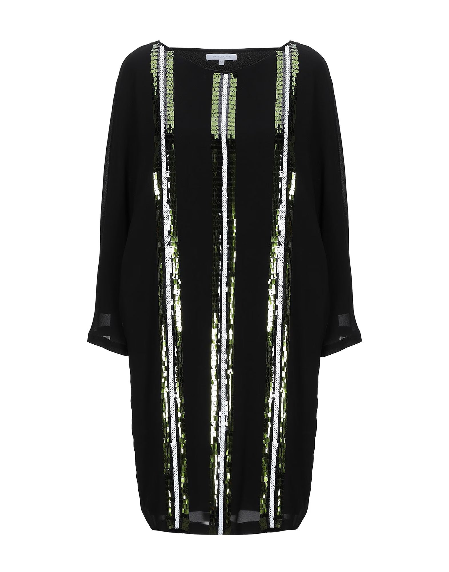 Patrizia Pepe Women's elegant sequin dress, black 