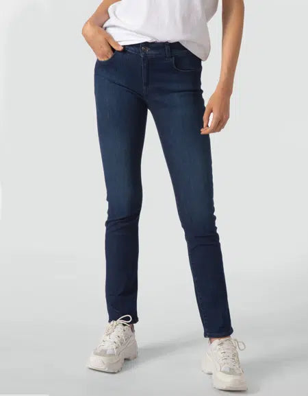 Дамски дънки Replay Faaby Slim Fit, тъмносини