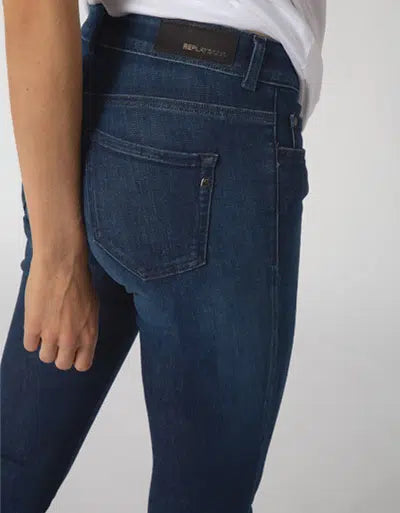 Women's jeans Replay Faaby Slim Fit, dark blue