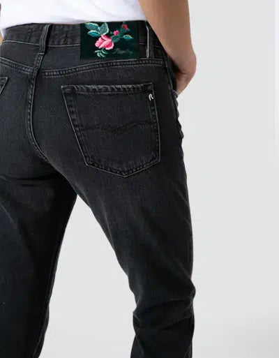 Women's cotton jeans Replay Marty, black