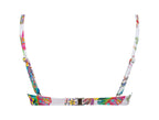 Desigual Women's swimsuit top with underwire and padding, multi-colored