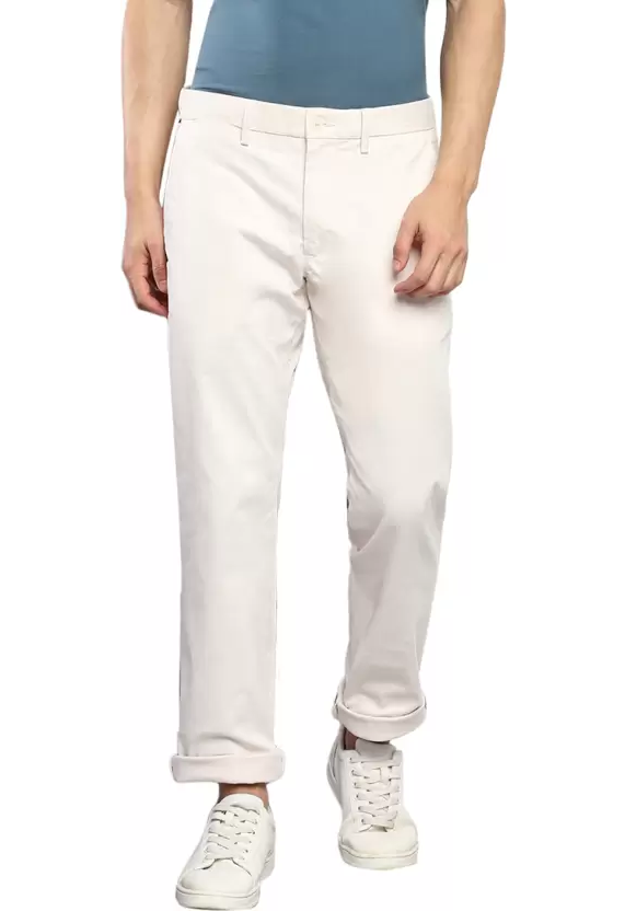 Men's trousers TOMMY HILFIGER, white