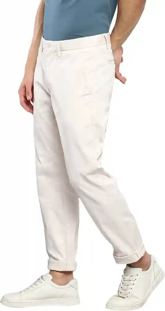 Men's trousers TOMMY HILFIGER, white
