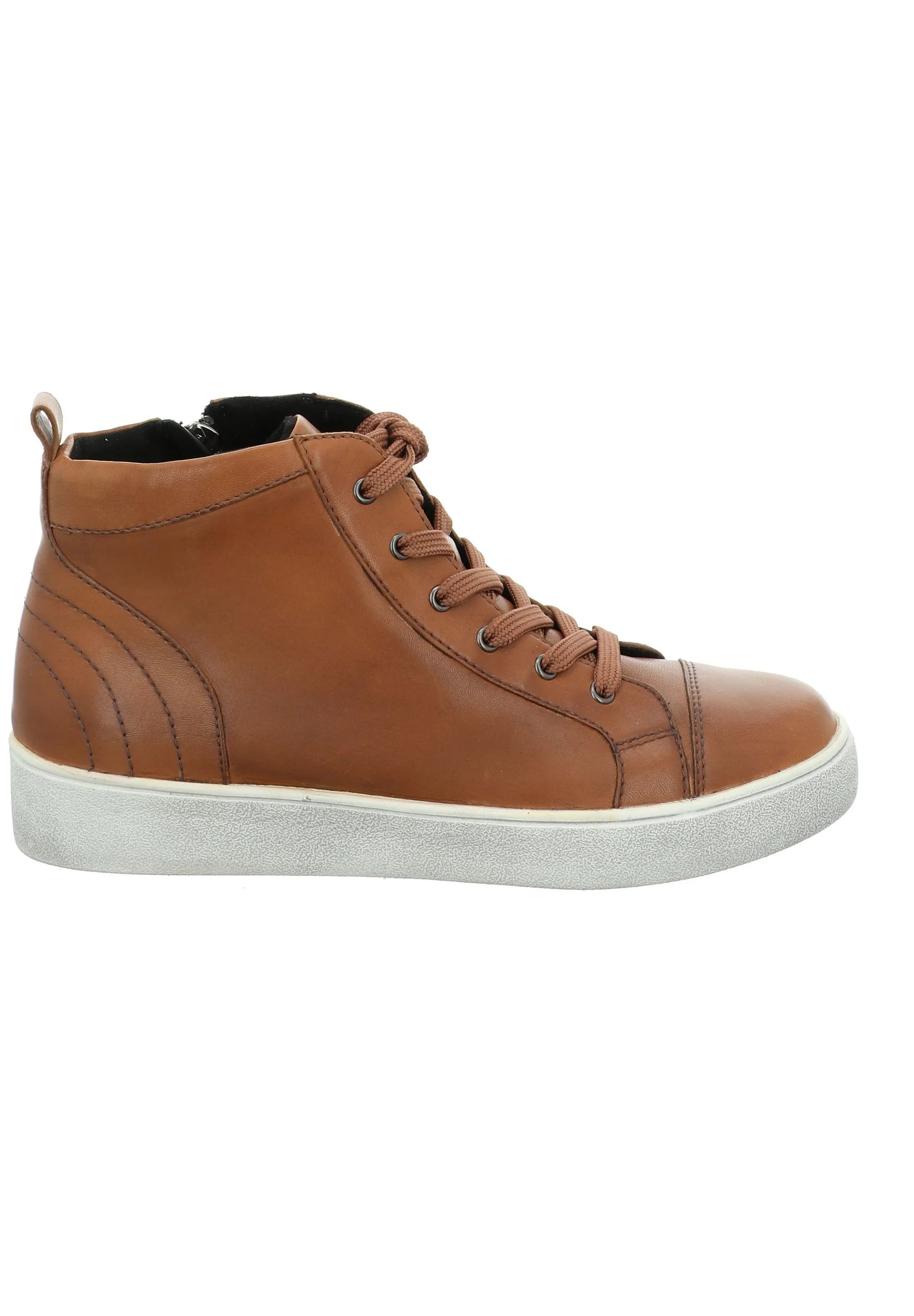 Gerry Weber women's high-top sneakers, cognac
