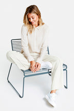 Women's wide-leg trousers Gerry Weber, ecru