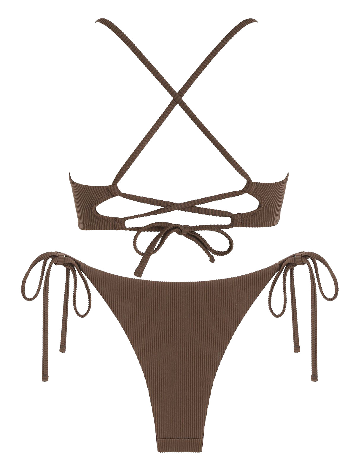 Zaful Two-piece Knotted Swimsuit