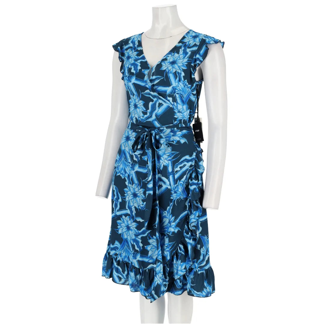 Khujo floral summer dress, blue