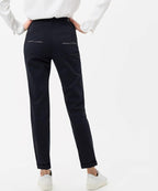 Brax Mary City Sport Premium women's trousers, navy blue