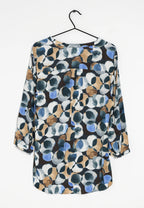 Cartoon Women's loose dress/tunic with colorful print
