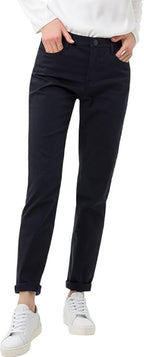 Brax Mary City Sport Premium women's trousers, navy blue