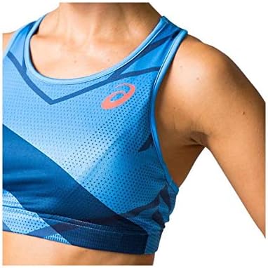 ASICS Track and Field women's sports tank top, blue