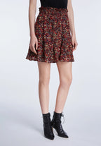 Summer colorful viscose skirt Set