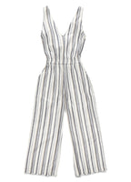 Ivy &amp; Oak Women's wide-leg jumpsuit, striped 