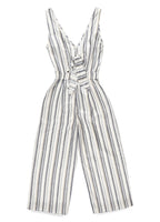 Ivy &amp; Oak Women's wide-leg jumpsuit, striped 