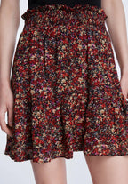 Summer colorful viscose skirt Set