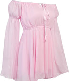 Women's summer mini dress/tunic Nia, pink