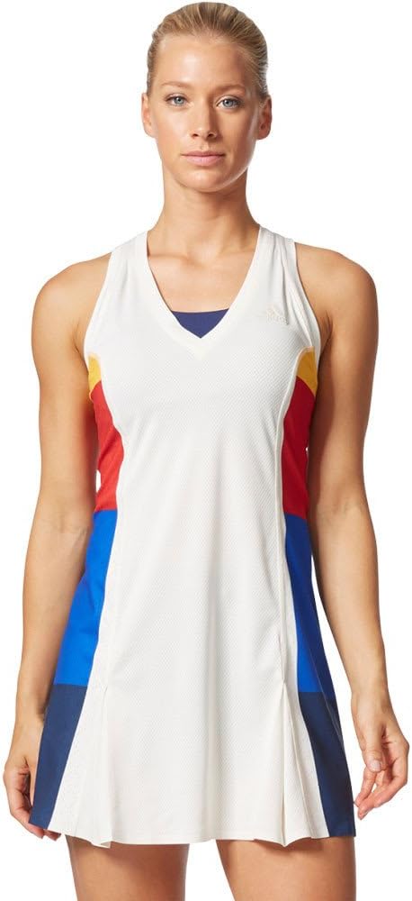 Adidas Women's New York sports dress, white/multicolored