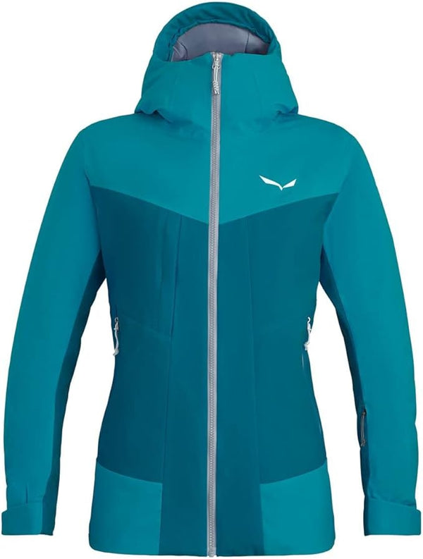 SALEWA Women's Sports Windproof Jacket Primaloft, turquoise-green