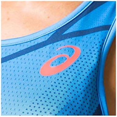 ASICS Track and Field women's sports tank top, blue
