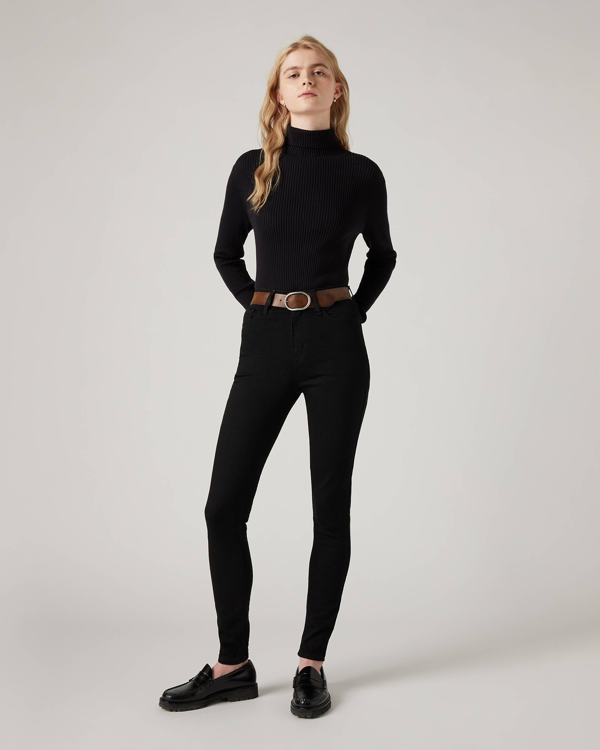Levi's 720 Women's High Waist Skinny Jeans, Black