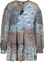 VERO MODA Women's Maxi Tunic with Multicolored Motifs