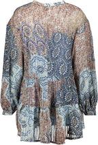 VERO MODA Women's Maxi Tunic with Multicolored Motifs