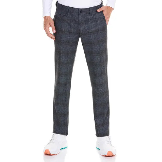 Мъжки панталон Alberto Rob DS ceramica slim fit, тъмносин каре
