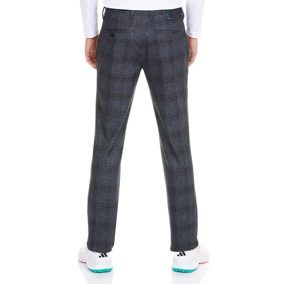 Men's trousers Alberto Rob DS ceramica slim fit, navy blue check