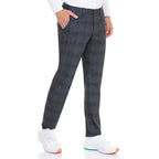 Men's trousers Alberto Rob DS ceramica slim fit, navy blue check