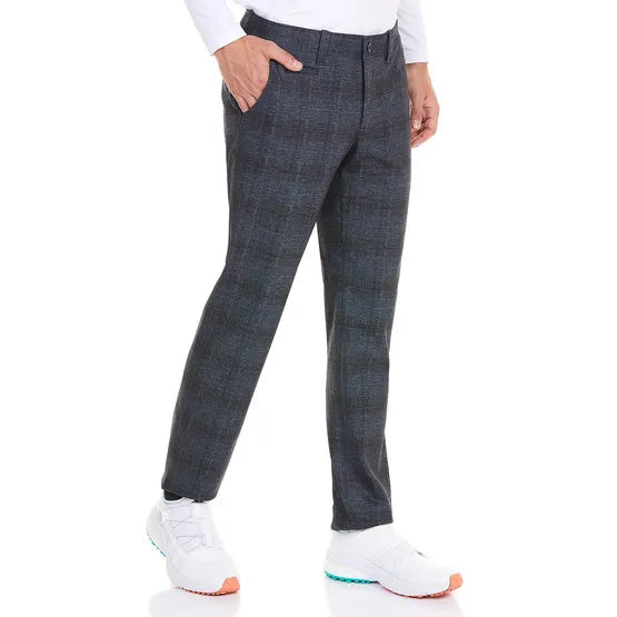 Men's trousers Alberto Rob DS ceramica slim fit, navy blue check