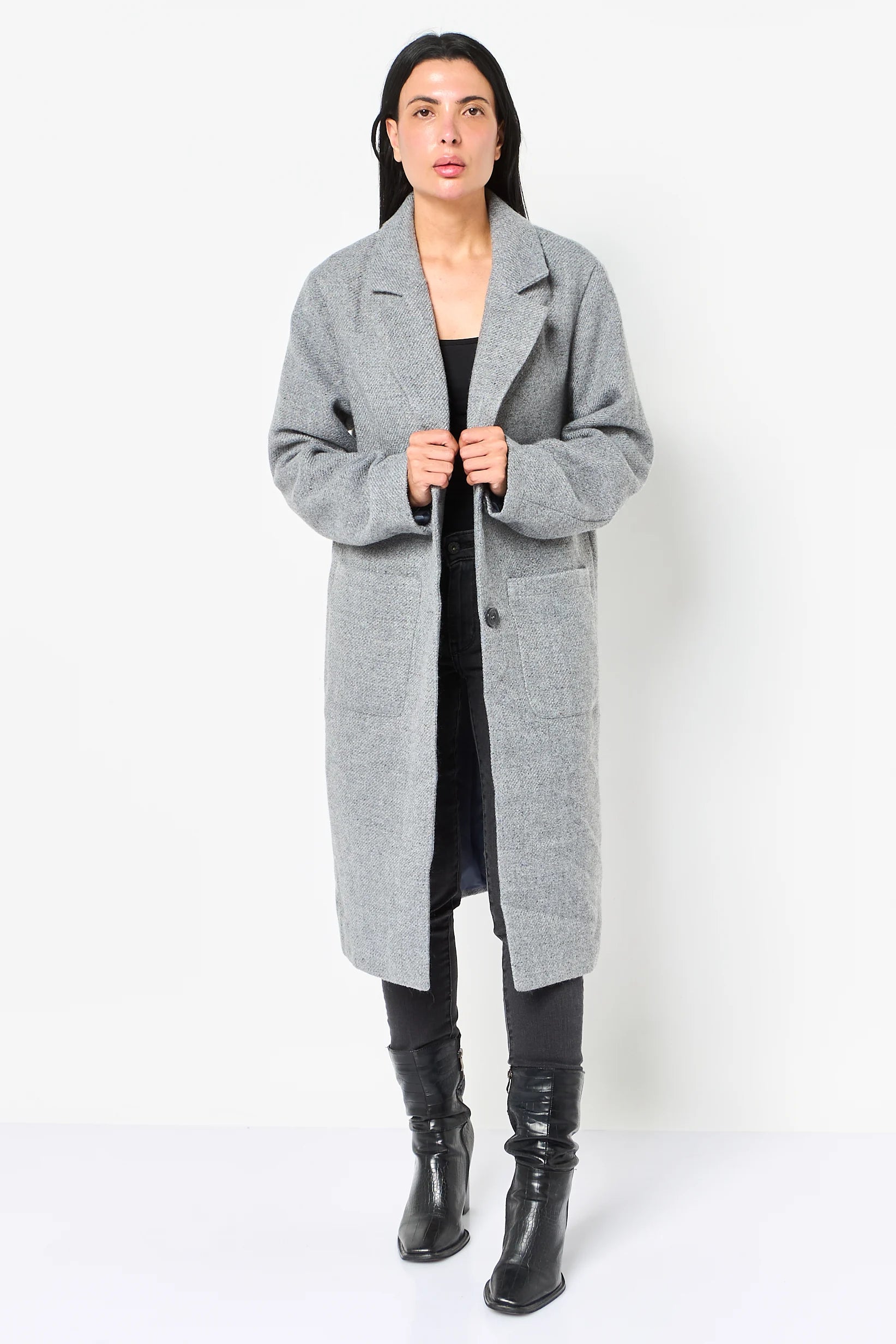 RIANI Women's cotton plaid coat, new collection Winter 2025 