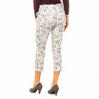 La Martina Women's 7/8 cotton pants with print