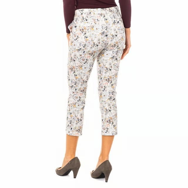La Martina Women's 7/8 cotton pants with print
