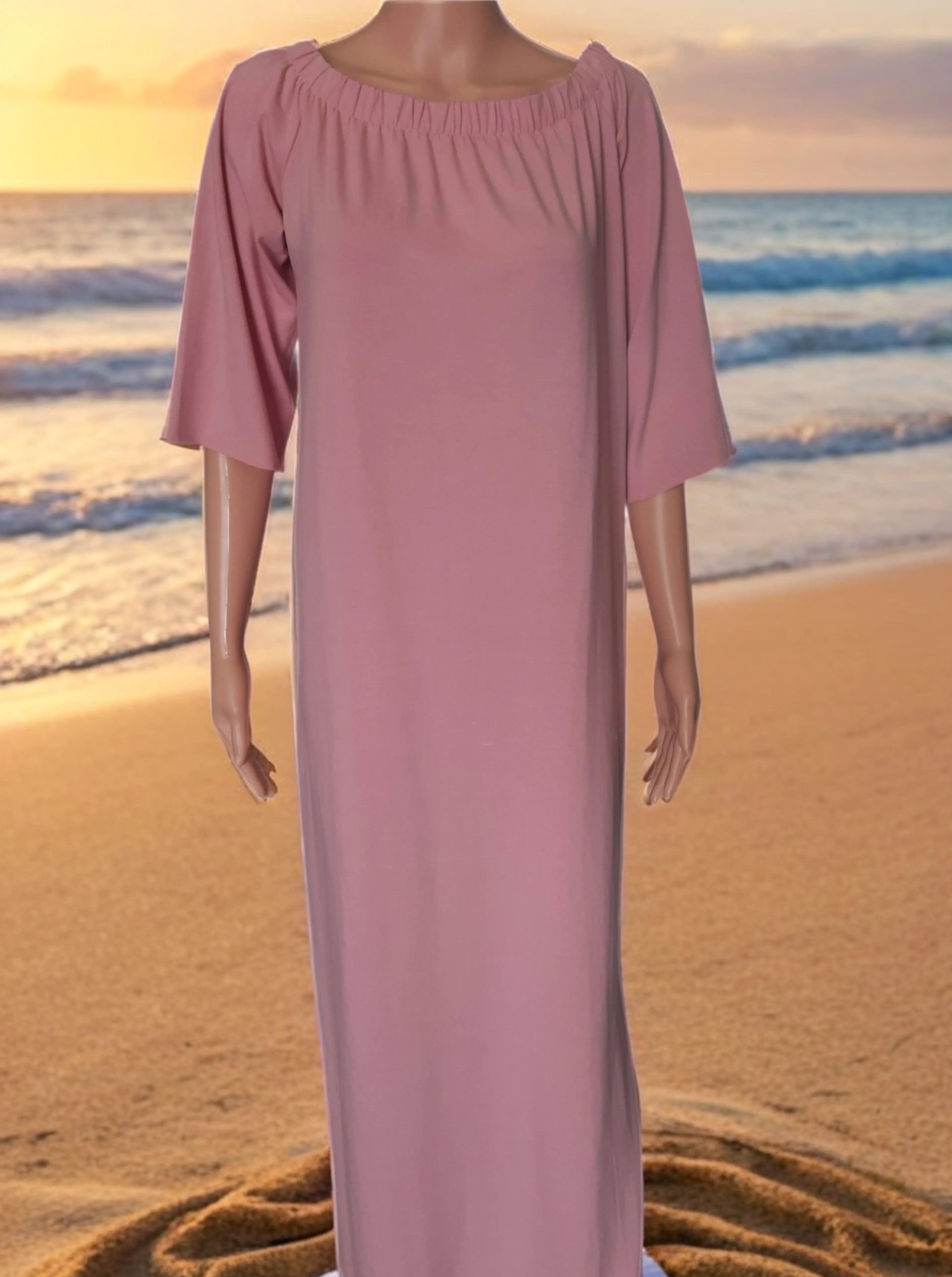 Be Wear Women's Maxi Knitted Dress, Pink