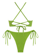 Zaful Two-piece Knotted Swimsuit