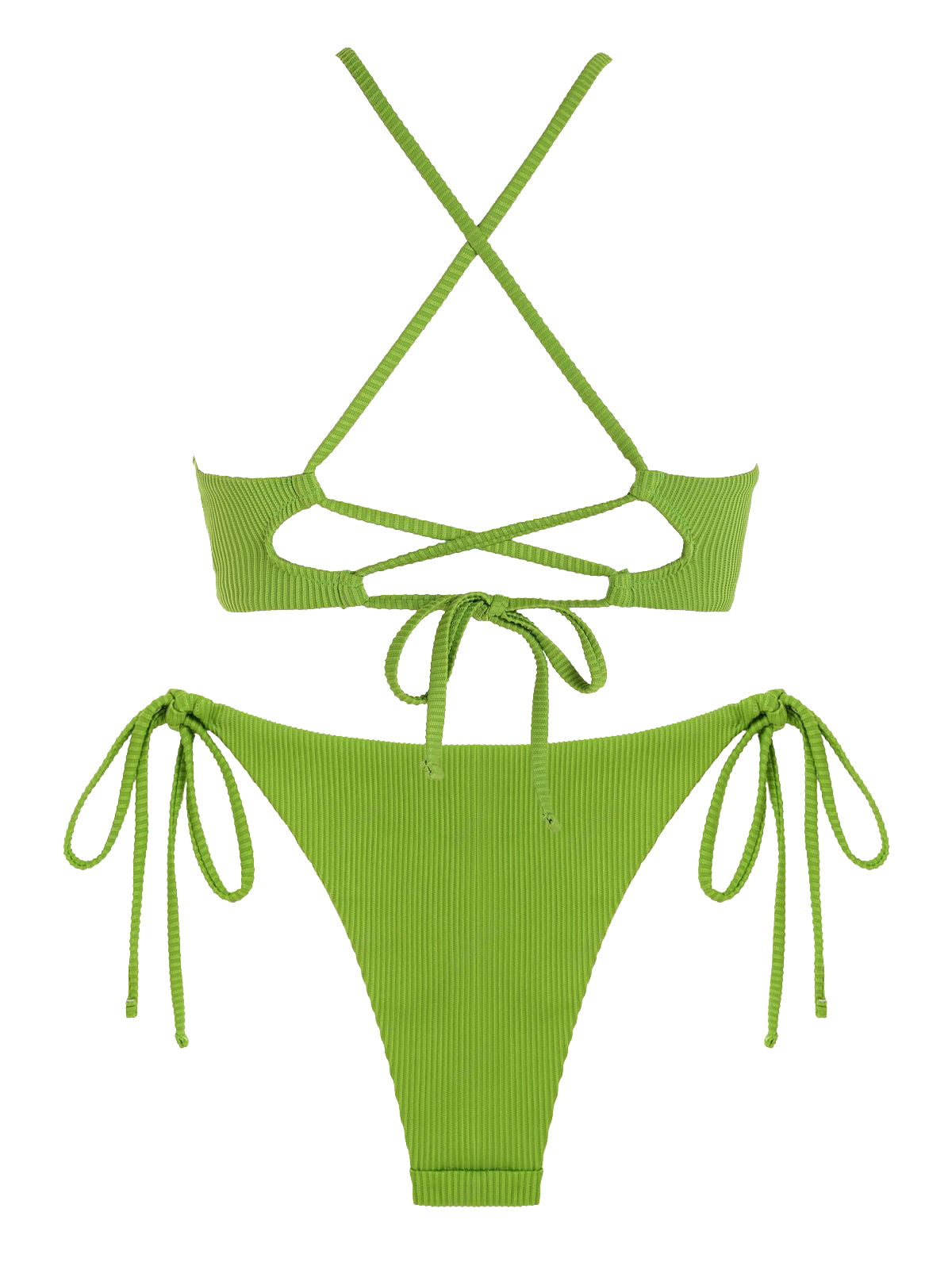 Zaful Two-piece Knotted Swimsuit