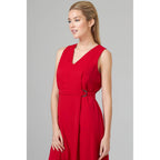 JOSEPH RIBKOFF Asymmetrical dress, red